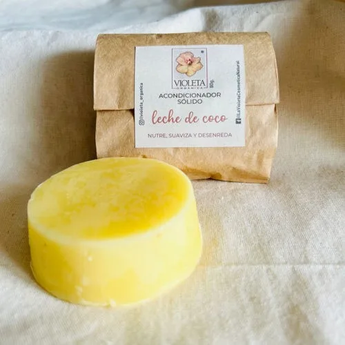 Acondicionador Sólido de Leche de Coco